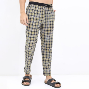 Men Checked Lounge Pants