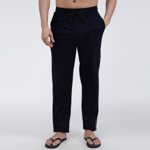 Men Mid-Rise Stretchable Cotton Lounge Pants